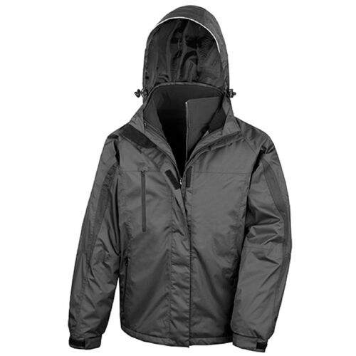Parka 3 En 1 - Homme - Intérieur Softshell - R400m - Noir