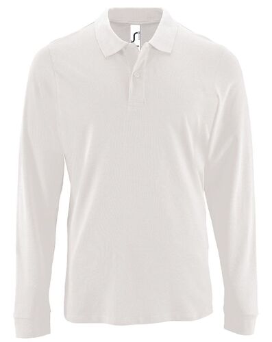Polos Manches Longues - Homme - 02087 - Blanc