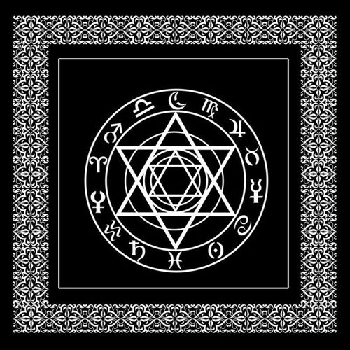 Tapis De Jeu De Société Non Tissé, Cartes De Magicien Quotidien, Nappe De Tarot Rune Divination, Patch De Table