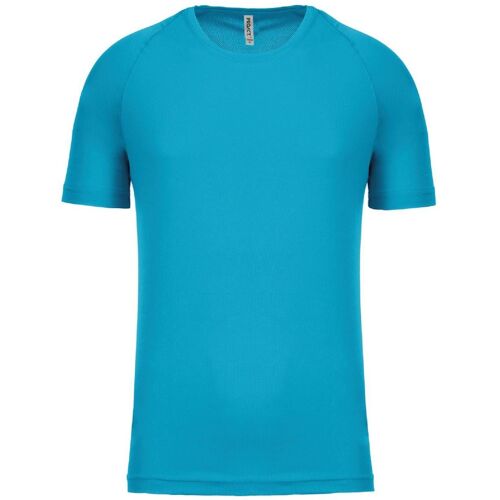 T-Shirt Sport - Running - Homme - Pa438 - Bleu Turquoise