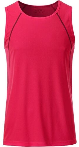 Débardeur Running Respirant - Homme - Jn494 - Rose Vif