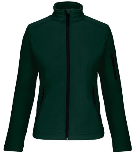 Veste Softshell 3 Couches - Femme - K400 - Vert Foncé