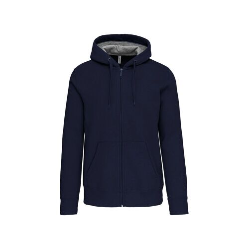 Veste Zippée À Capuche - Homme - K444 - Bleu Marine