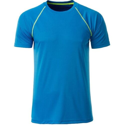 Maillot Running Respirant - Homme - Jn496 - Bleu Vif