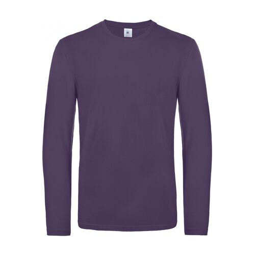 T-Shirt Manches Longues Homme - Col Rond - E190lsl - Violet Pourpre