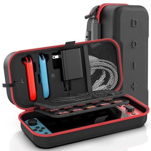 Étui De Protection Pour Nintendo Switch, Étui De Transport Rigide De Luxe, Housse De Protection Pour Switch Oled Et Autres Accessoires - Contient 20 Cartouches De Jeu