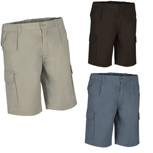 Lot 3 Bermudas Pour Homme - Desert - Noir - Gris Et Beige Sable