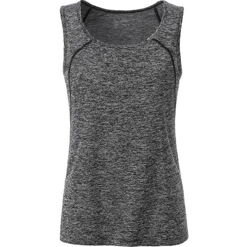 Débardeur Running Respirant - Femme - Jn493 - Noir Mélange