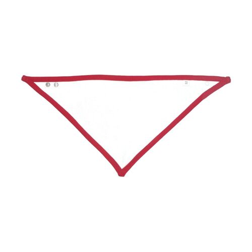 Bandana Bébé - Bz23 - Blanc Et Rouge