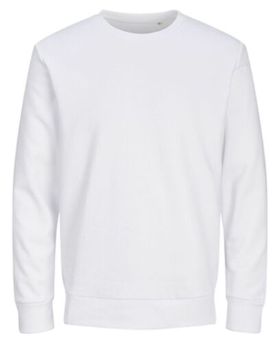 Sweat Col Rond - Jack&jones - Unisexe - Jj3900 - Blanc