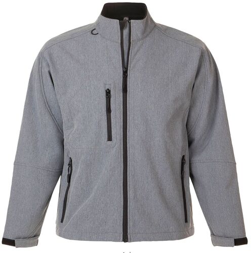 Veste Softshell Imperméable Respirante Homme 46600 - Gris Chiné
