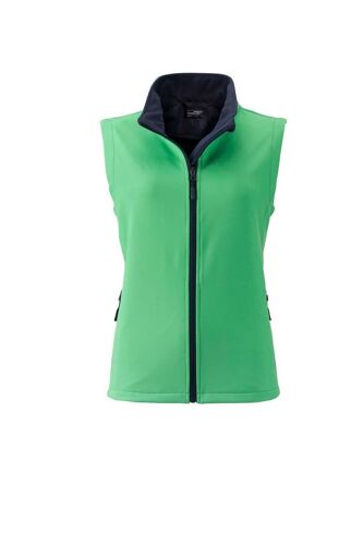 Gilet Sans Manches Micropolaire Softshell - Jn1127 - Vert - Femme