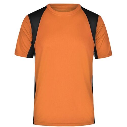 T-Shirt Running Respirant Jn306 - Orange - Homme
