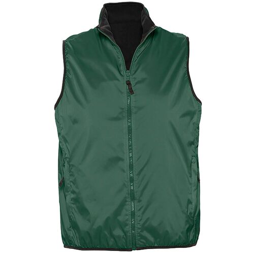Gilet Sans Manches Réversible Imperméable Doublé 44001 - Vert Forêt - Unisexe