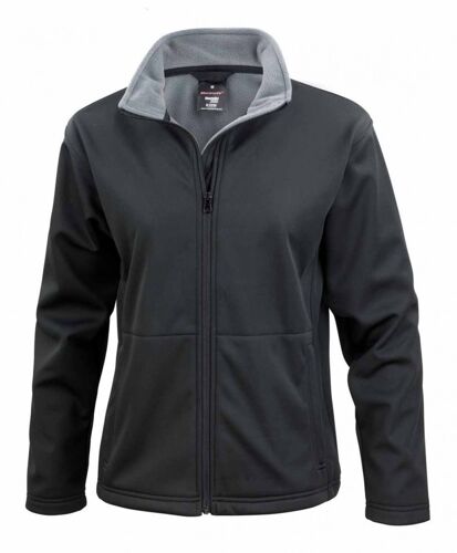 Veste Softshell Femme Doublée Micropolaire R209f - Noir