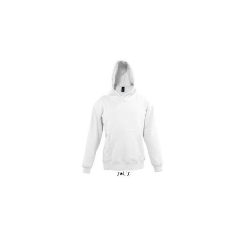 Sweat-Shirt Enfant Capuche Poche Kangourou - Blanc - 13255