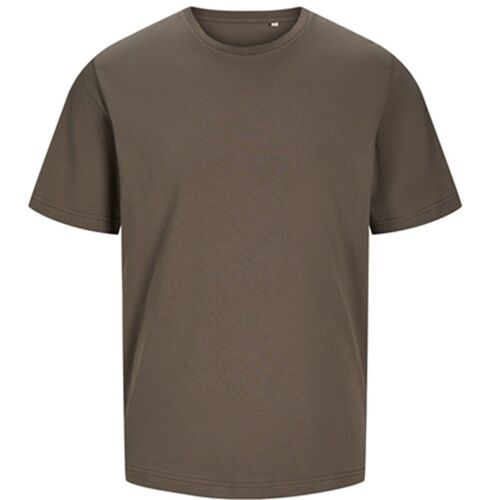 T-Shirt Manches Courtes - Jack&jones - Unisexe - Jj7526 - Marron Falcon