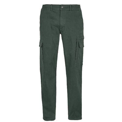 Pantalon Cargo Docker Stretch Multipoches - Homme - 03820 - Vert Forêt