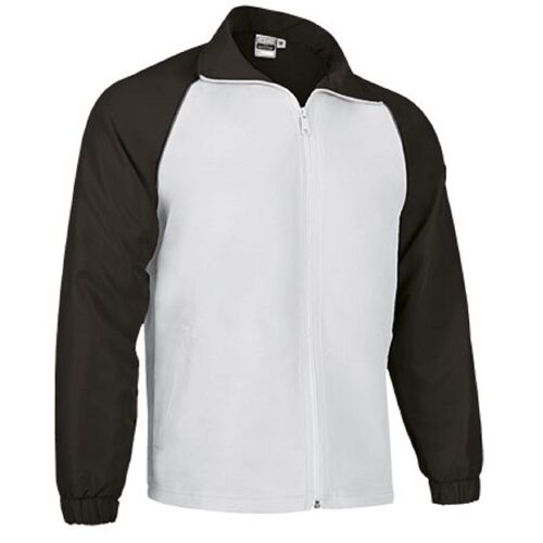 Veste De Sport - Homme - Ref Matchpoint - Blanc Et Noir
