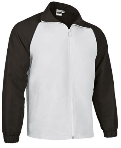 Veste De Sport - Homme - Ref Matchpoint - Blanc Et Noir