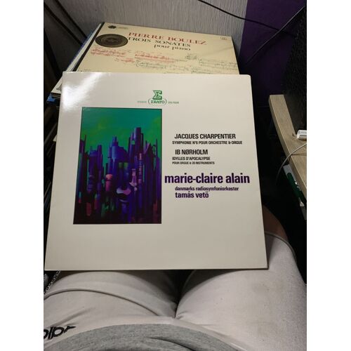 Jacques Charpentier Symphonie Numéro Six Pour Orchestre Orgue Marie-Claire Alain