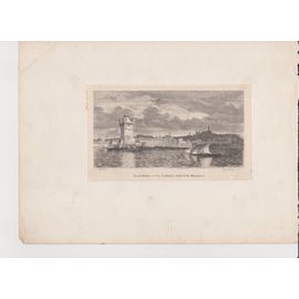 Vue De Rhodes Dessin De Marilhat