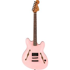 Fender Tom Delonge Starcaster Rw Satin Shell Pink Guitare Semi-Hollow Body