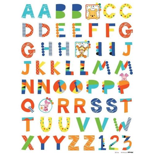 Disney Winnie The Pooh -Sticker / Décor Mural 65x85 Cm