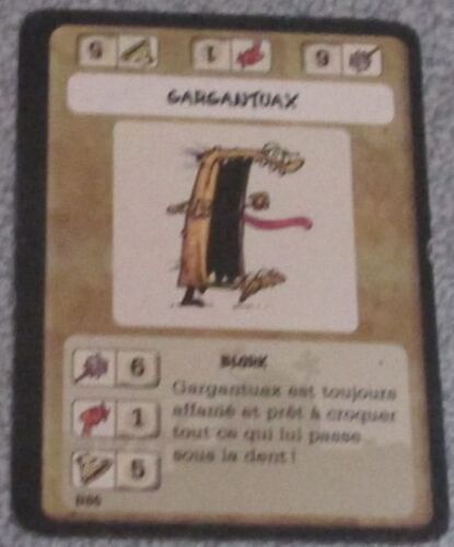 Carte Kidpaddle Blorks Attacks : Gargantuax