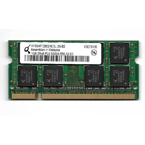 Mémoire RAM DDR2 1GB QIMONDA 2Rx8 HYS64T128021EDL-3S-B2