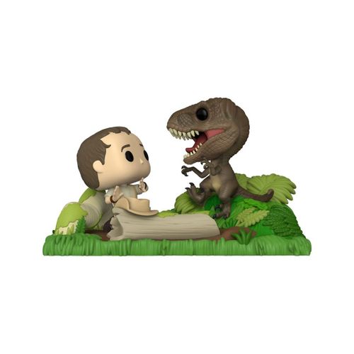 Jurassic Park Pop! Moment Vinyl Figurine Muldoon Raptor Hunt 9 Cm