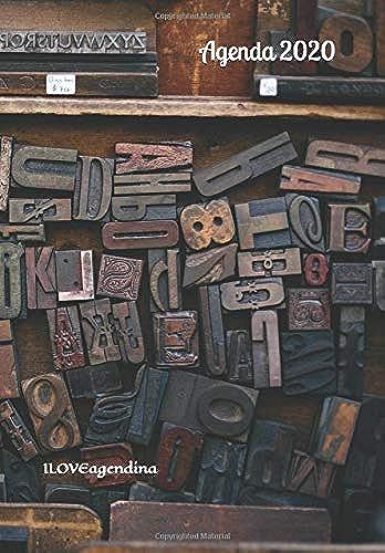 Diario 2020 - Lettere- Agenda 2020 Giornaliera - Calendario Annuale Con Note - Pagine Semplici Con Linee -Agenda Amazon , Agenda 12 Mesi , Fogli ... Motivo Della Copertina.: Agenda 2020