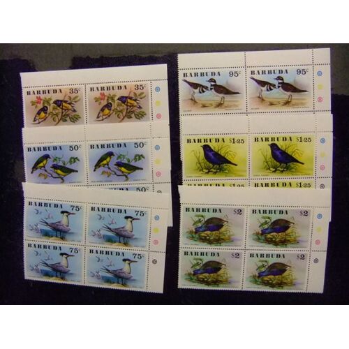 Barbuda 1976 Fauna Pajaros Birds Oiseaux Yvert N º 251 / 256 ** Mnh