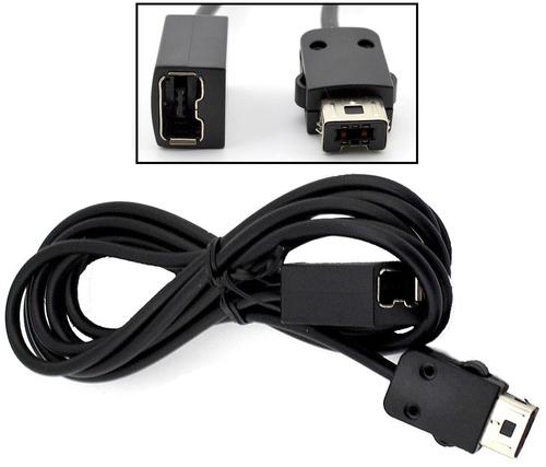 Câble D'extension Entre Wiimote Et Nunchuk Et Rallonge Manette Nes Classique Édition - Noir - 1 Mètre