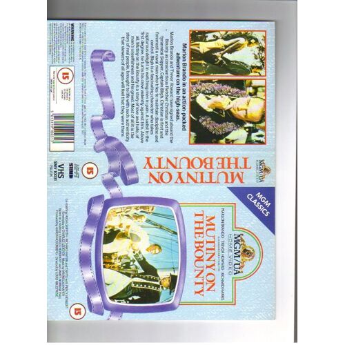 Jaquette Vhs Mutiny On The Bounty Marlon Brando