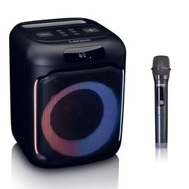 Enceinte Bluetooth avec effets lumineux LED Lenco PA-101BK