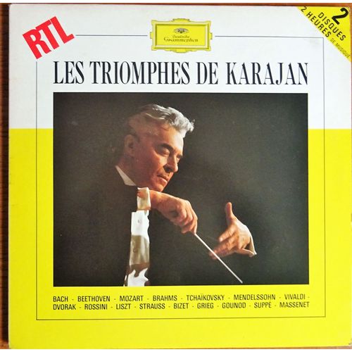 Herbert Von Karajan Les Triomphes 2 X Lp