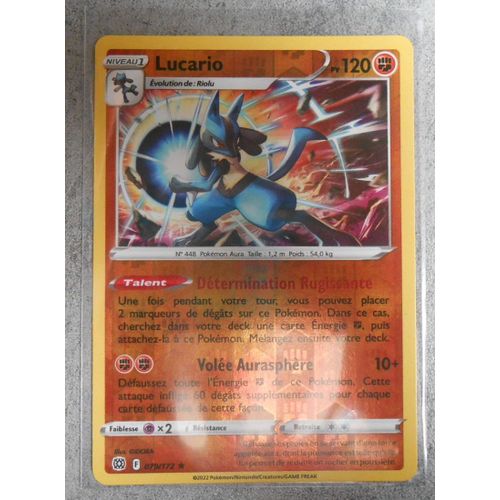 Lucario Reverse 079/172 - Eb9 - Stars Etincelantes - Vf