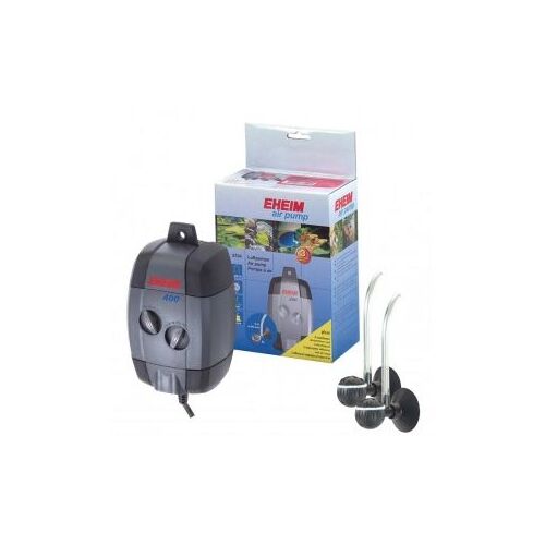 Pompe À Air Avec Réglage Du Débit D'air Avec Tuyau (2m) Et 2 Diffuseur 400 (2x2
