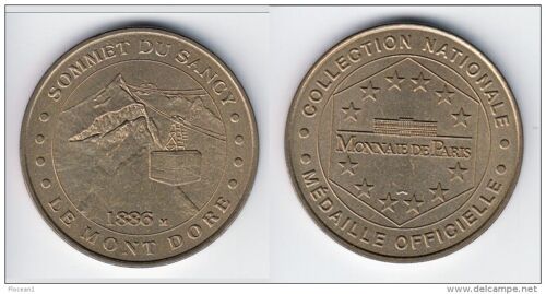 Médaille De Paris * Collection Nationale * Médaille Officielle * Le Mont Doré * Sommet Du Sancy * 1886 M - 1999 - Rare