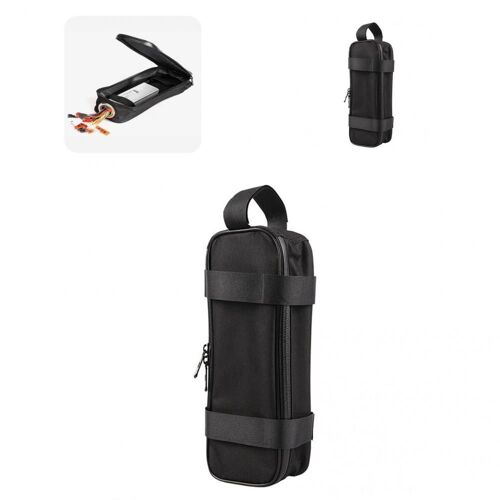 Sac De Cadre De Vélo Électrique Pratique, Fermeture À Glissière, Longue Durée, Tissu Oxford, Sacoche Avant Portable Pour Vélo Électrique