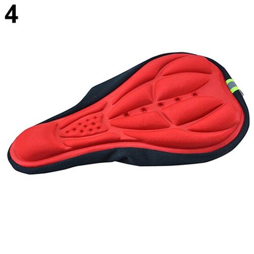 Housse De Selle De Vélo En Silicone Souple, Respirante, Avec Coussin En Gel