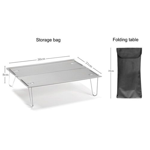 Table De Camping Pliante Ultralégère, Mini Bureau En Alliage D'aluminium, Pour Fête De Jardin, Pique-Nique, Vaisselle De Camping