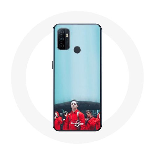 Coque Oppo A53 La Casa De Papel Berlin Rio Et Tokyo Fond Bleu