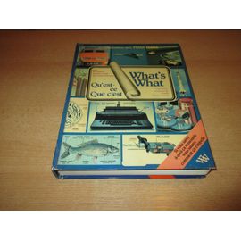 What's What - Premiere Encyclopedie Visuelle Bilingue Anglais-Francais