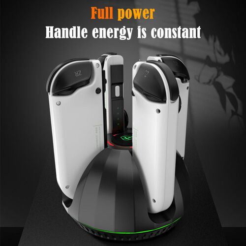 Support De Station De Charge Rapide À Quatre Trous, Contrôleur De Manette De Jeu Pour Commutateur Oled, Accessoires D'alimentation
