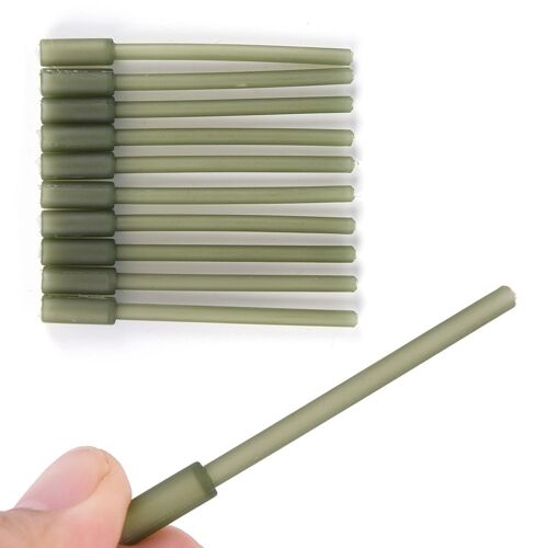 Connecteur À Changement Rapide De Matériel De Pêche, Zone Teriminal, Inserts De Plomb En Ligne Dur, Manchon Antichoc, Équipement De Fabrication, Carpe, 10 Pièces