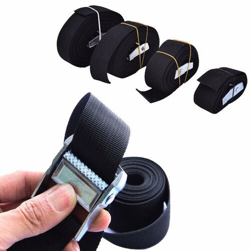 Ceinture En Métal Noir Pour Hommes, Sangles En Nylon, Sangle D'Attache De Caméra, Sac À Bagages, 1 Pièces, 100cm 200cm 300cm 400cm