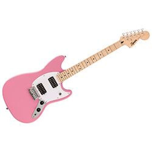 Squier Sonic Mustang Hh Mn Flash Pink Guitare Électrique