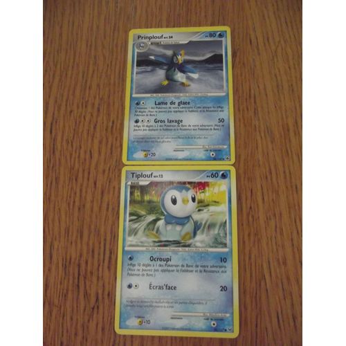Tiplouf 60pv (85/127) + Prinplouf 80pv (44/100) Pokemon